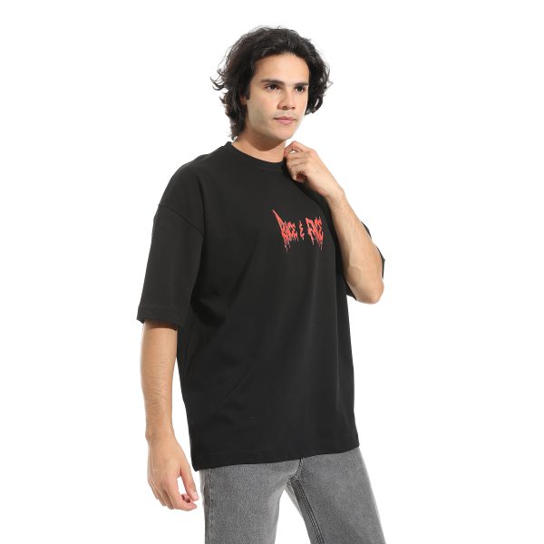 MK Race & Face Oversize T-Shirt Black - Image 4